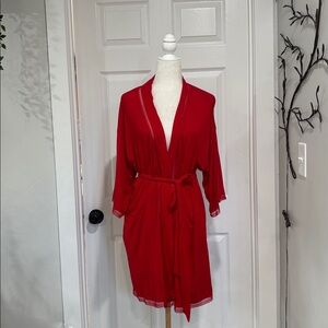 Victoria's Secret Red Heavenly Kimono